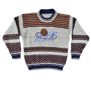 80s / 90s Vintage NBA Sweater Wool Unisex Size XS - Small